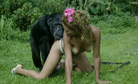 Две очаровательные голые малышки устроили настоящий интим с обезьяной зоопорно фото онлайн